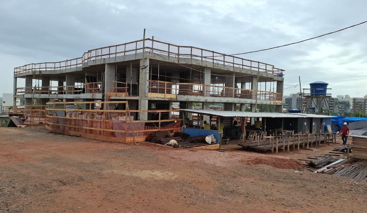 Vista da estrutura de concreto da Torre C praticamente concluida - 08.01.25